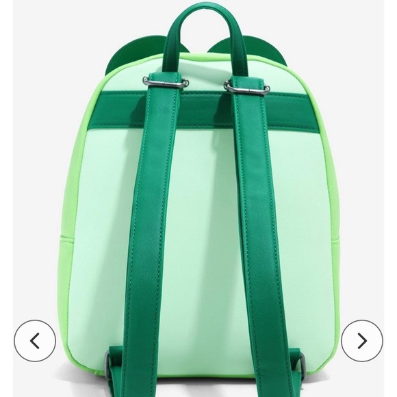 SOLDOUT 💕💚 New Sanrio Loungefly Keroppi Frog 3D Cosplay Gingham Mini Backpack 💕💚 - Picture 3 of 4